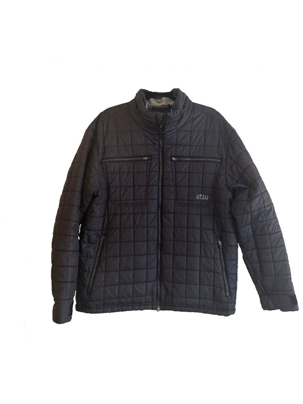 Stio Men's Lofted Sky Insulated Jacket Quilted Puffer Jacket Size XL Black